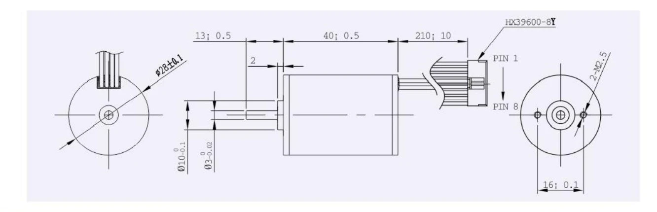 product-900-330 2840 motor outline