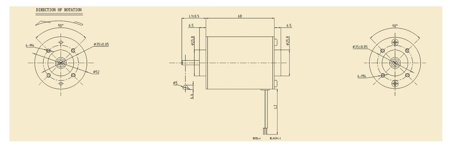 product-900-330 5268SH motor outline